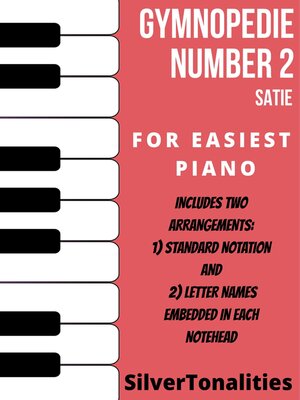 cover image of Gymnopedie Number 2 Easiest Piano Sheet Music Combo